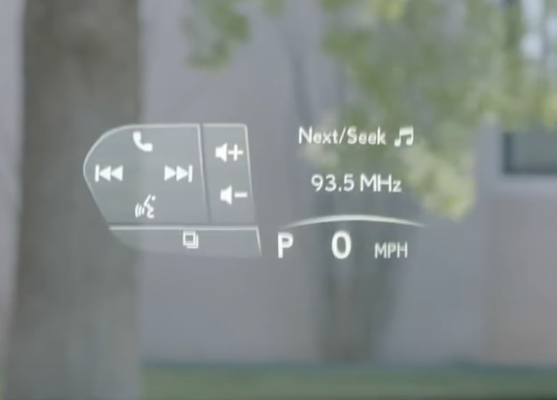 2022 Lexus NX Driver Assistance Head Up Display